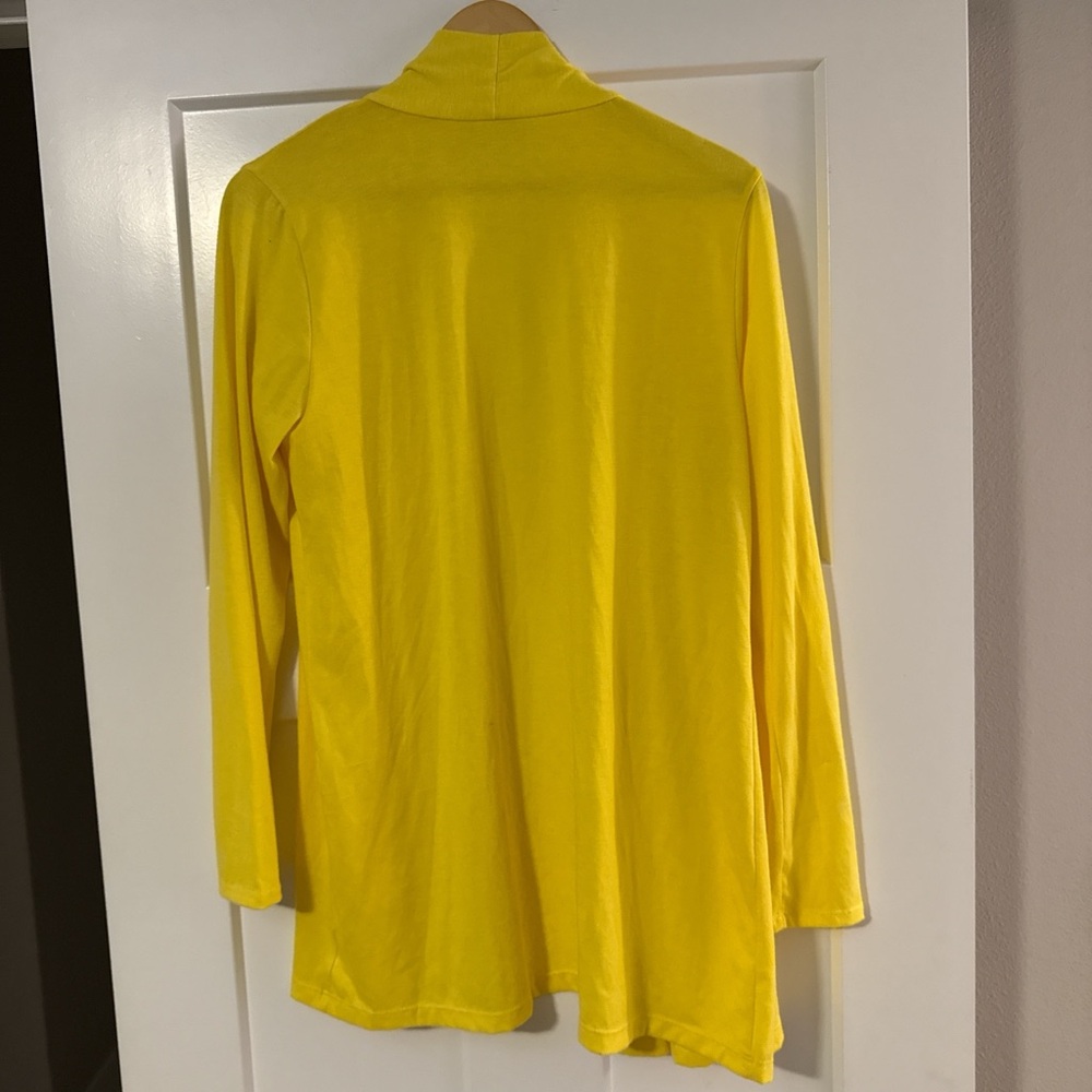 Bright Yellow Open Cardigan - Picture 4 of 4
